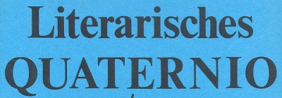 Beispielhafter Titelschriftzug der Zeitschrift