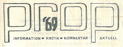 Beispielhafter Titelschriftzug der Zeitschrift